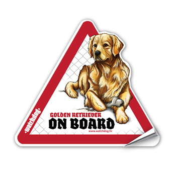 Watchdog car sticker